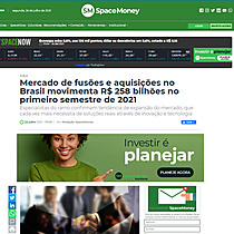 Mercado de fuses e aquisies no Brasil movimenta R$ 258 bilhes no primeiro semestre de 2021